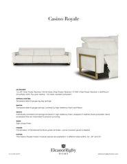 IMAGES | Eleanor Rigby Leather Casino Royale Sectional