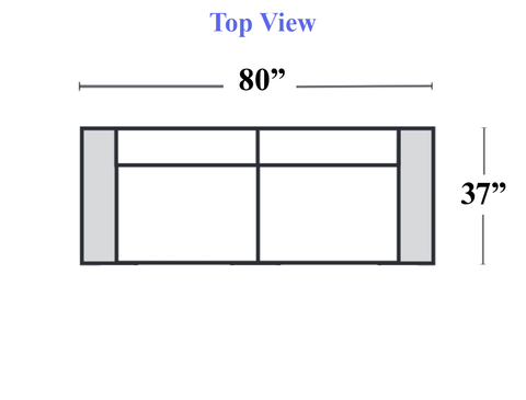 C198 - 009 - 2 Cushion Sofa