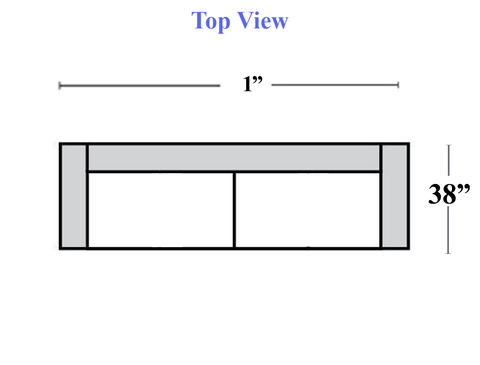 C332 - 064 - Large 2 Cushion Sofa