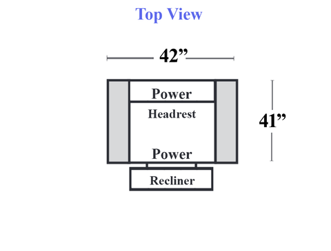 C280 - 154 - Power Recliner w/ Power Headrest