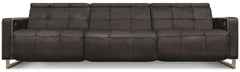 IMAGES | Eleanor Rigby Leather Casino Royale Sectional