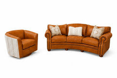 Omnia Laredo Sofa Cognac Leather