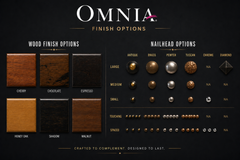 Omnia Wood & Nailhead Options