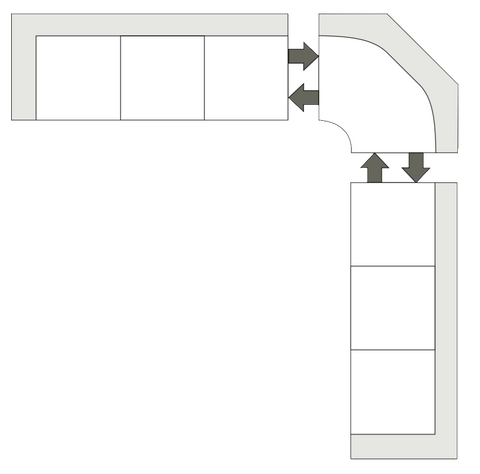 Creighton - Left Arm Sofa, Corner Curve, Right Arm Sofa 12+09+13 (125"x125")