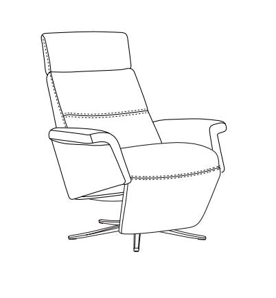 SPM3600 - Power Space Chair (W31.4"xD34.2")